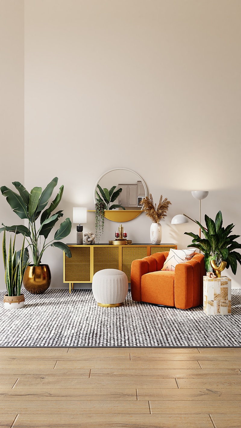 Calm Scandinavian interior with natural light and restful atmosphere